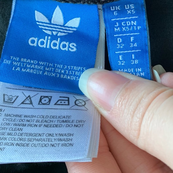 ADIDAS Black Leggings With Logo at Ankles - Picture 8 of 11